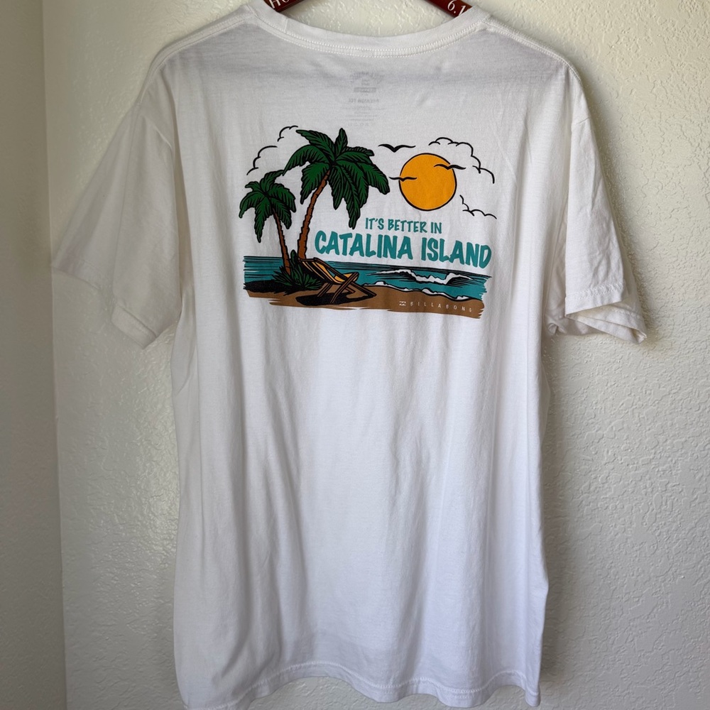Billabong Catalina Island Souvenir T-Shirt S Large